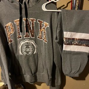 Pink sweat set